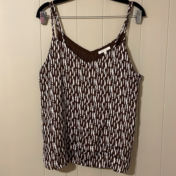 Printed Cami in Brown-Ivory - Picture 4 of 9